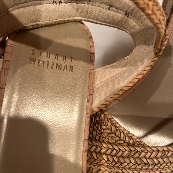 Stuart Weitzman Cork Wedge Sandals - Picture 5 of 7